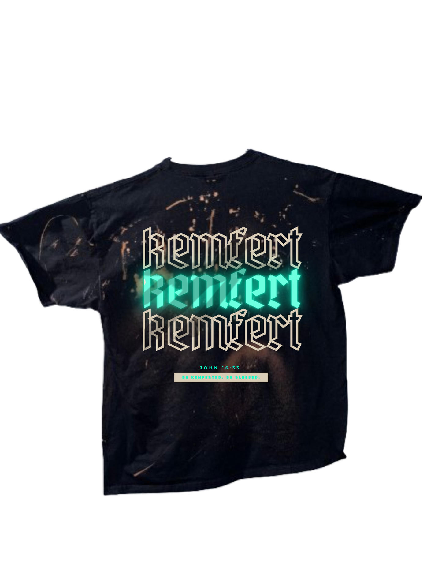 Bleached Tshirt -Scripture - Christian - Jesus